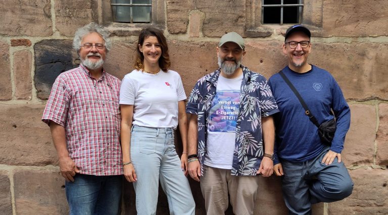 Vorstand 2025, v.l.n.r.: Olaf Deller (Bad Villbel), Nora Strötzel (Kiel), Michael Cieslik (Köln), Roland Mietke (Nürnberg)